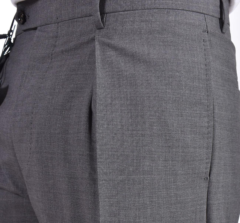 Pantalone Berwich Chiaia lana vergine grigio 
