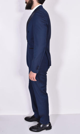 Abito Marcel Morel doppiopetto 1 bottone blu AB033201 Marcel Morel