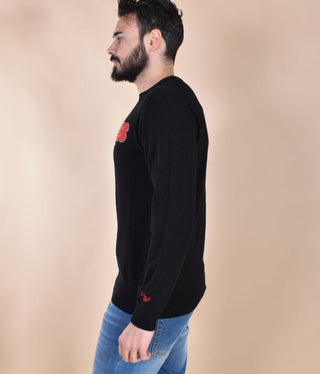 Maglia Mc2 Saint Barth Yuppies nera 0042000 MC2 SAINT BARTH