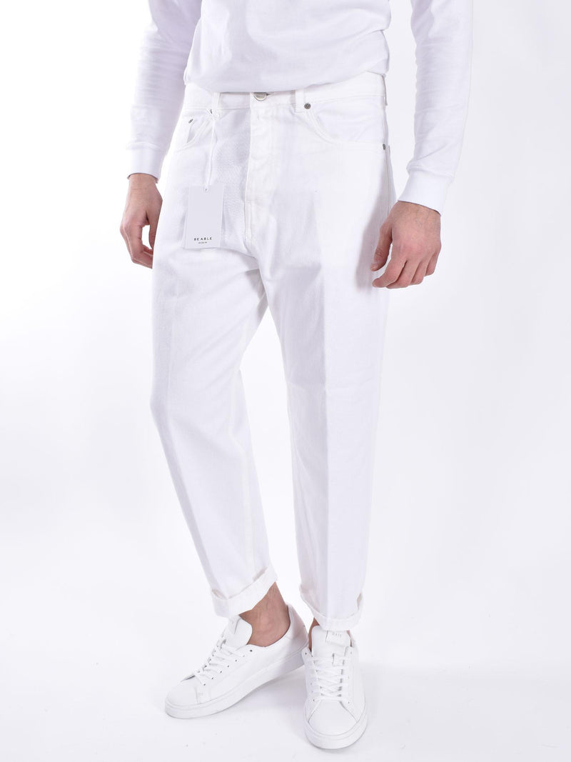 Jeans Be Able Niky bianco 