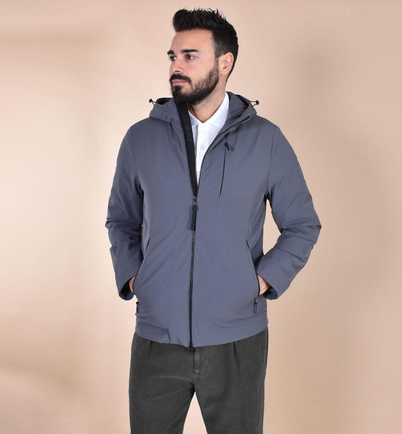 Giubbotto People of Shybuya shikoku grigio PM781960 People of Shibuya