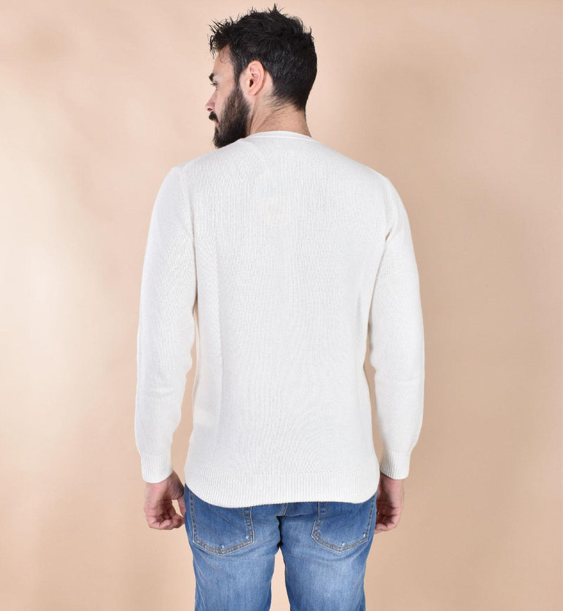 Maglia Mc2 Saint Barth bianca Heron print ski lift 0159410 MC2 SAINT BARTH