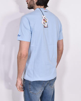T-shirt Mc2 Saint Barth Very Miami azzurra  0477131 MC2 SAINT BARTH