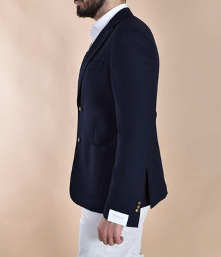 Giacca Breras lana vergine Venezia blu VENEZIATGM143 BRERAS Milano