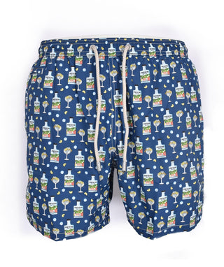 Costume bagno Mc2 Saint Barth blu portofino gin 0568661 MC2 SAINT BARTH