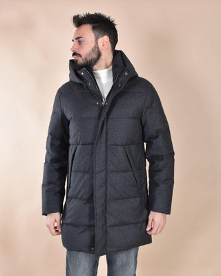 Giubbotto parka Duno Magnus Loro Piana antracite Levico MAGNUS480 DUNO