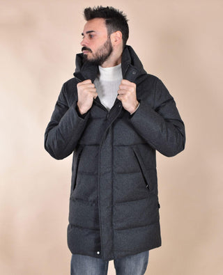 Giubbotto parka Duno Magnus Loro Piana antracite Levico MAGNUS480 DUNO