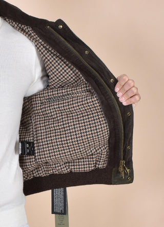 Giubbotto Jack Leathers bomber pelle Ottaviano verde OTTAVIANOF09 THE JACK LEATHERS