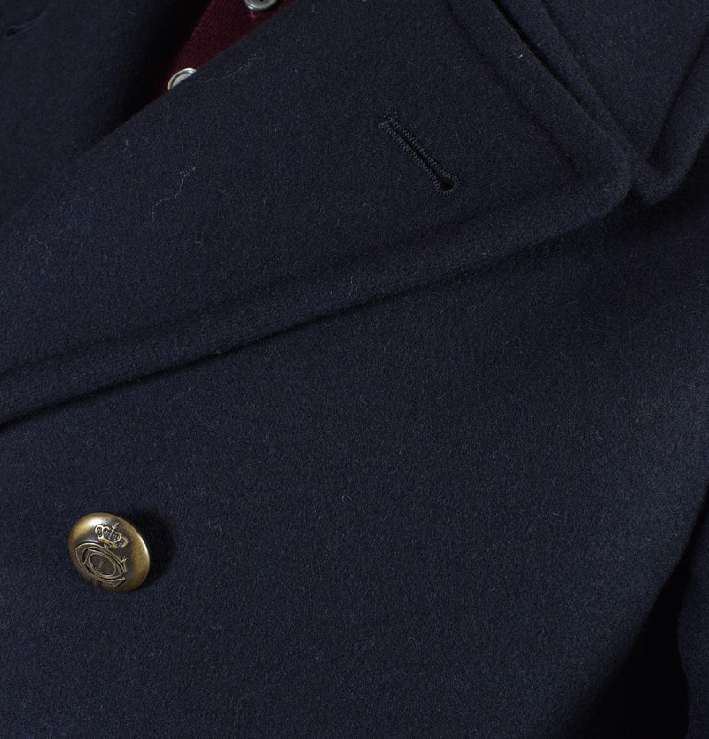 Cappotto Circolo 1901 doppiopetto blu peacoat wool CN5096038 CIRCOLO 1901