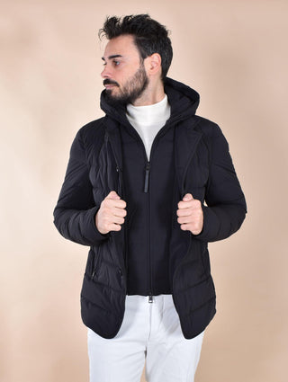 Giubbotto Duno Master Licosa nero cappuccio MASTER H901 DUNO