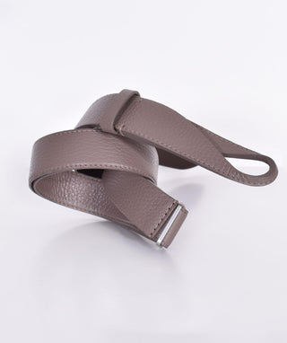 Cintura Orciani nobuckle micron fango NB003915 ORCIANI