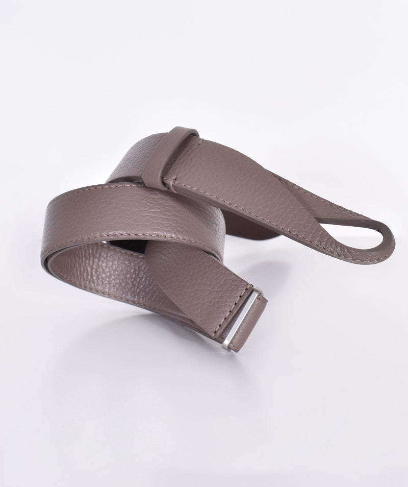 Cintura Orciani nobuckle micron fango NB003915 ORCIANI