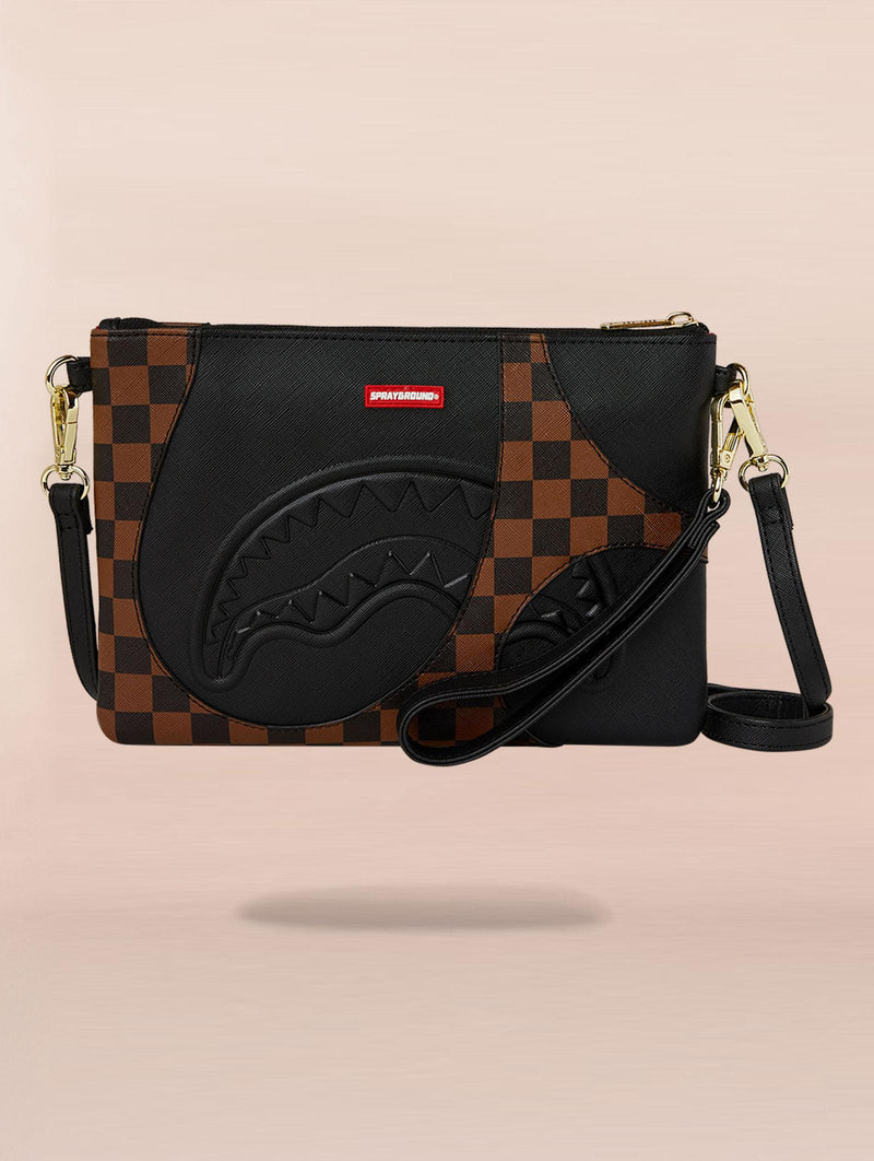 Pochette Sprayground jetstream brown 
