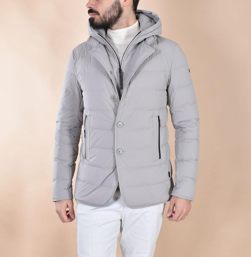 Giubbotto Duno Master Licosa tortora cappuccio MASTER H023 DUNO