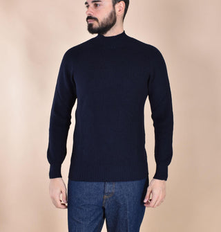 Maglia Gran Sasso lupetto blu notte Rain Wool 24118 24601598 GRAN SASSO