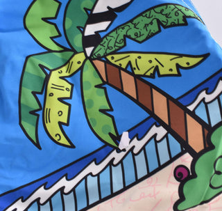 Costume bagno Mc2 Saint Barth Britto relax palme spiaggia 0290317 MC2 SAINT BARTH