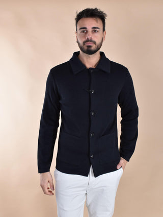 Camicia maglia Officina 36 blu BG6501 OFFICINA 36
