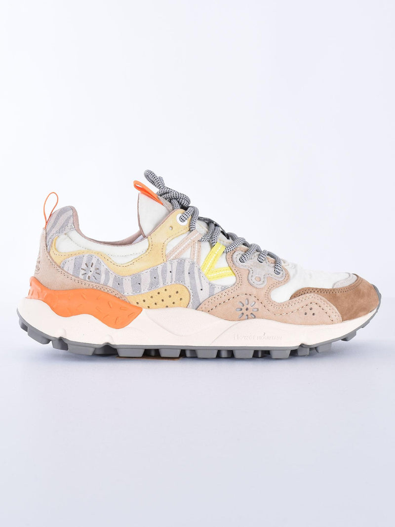 Sneakers Flower Montain Yamano marrone beige 