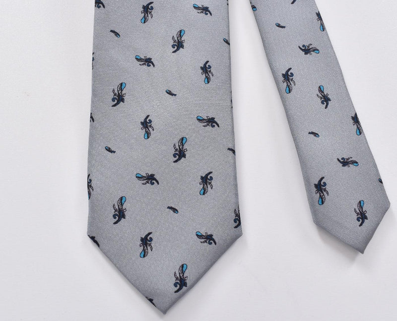 Cravatta Fefe  seta asso bastoni grigio chiaro Scaramantia VARIE3 FEFE