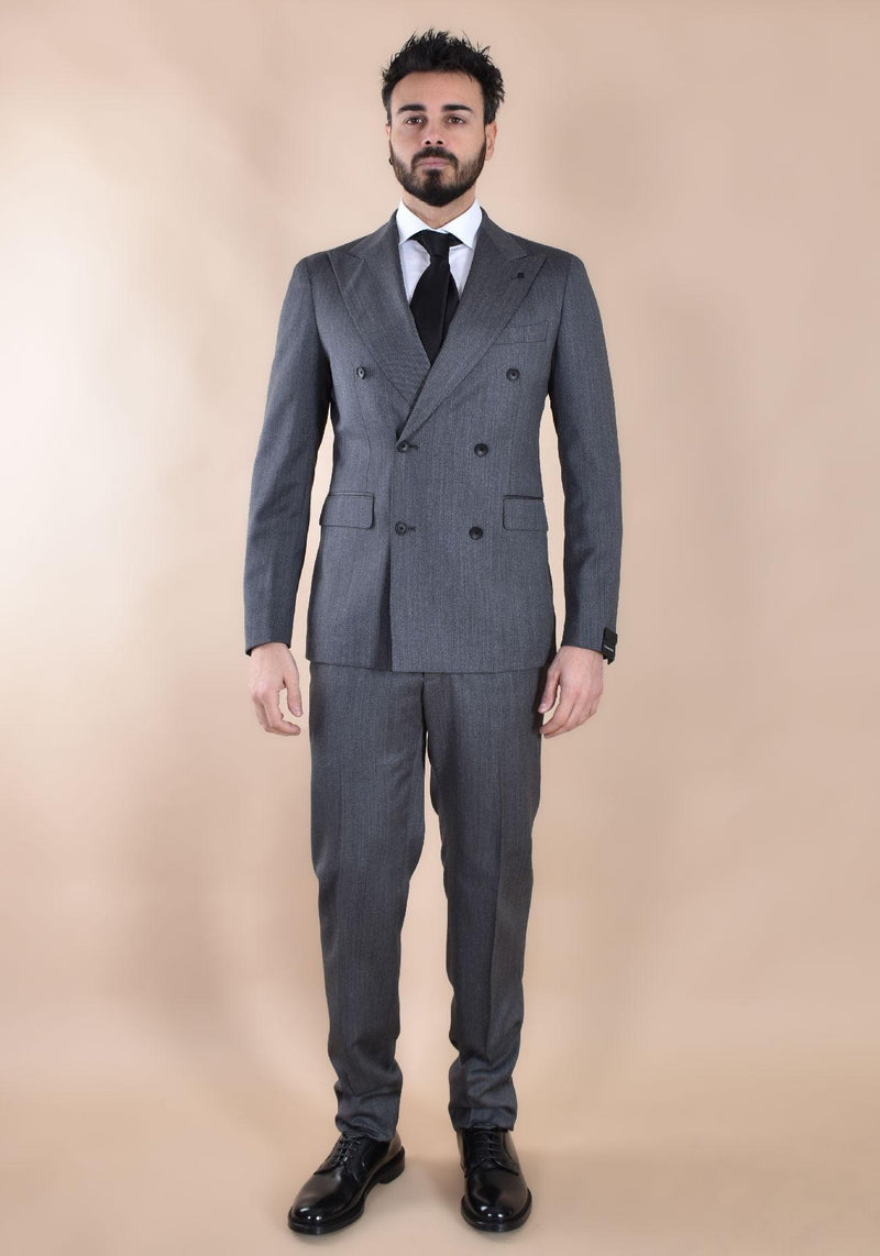 Abito Tagliatore invernale doppiopetto grigio nero 2SVS20B11 060107N3014 TAGLIATORE