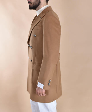 Cappotto Breras doppiopetto cammello Lione LIONEC721161 BRERAS Milano