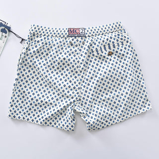 Costume bagno Mc2 Saint Barth refined bianco fiori 0009110 MC2 SAINT BARTH