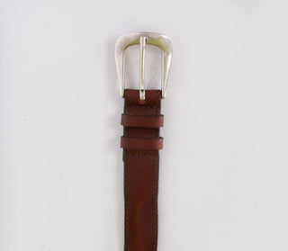 Cintura Orciani sottile pelle bull soft marrone U0828901 ORCIANI