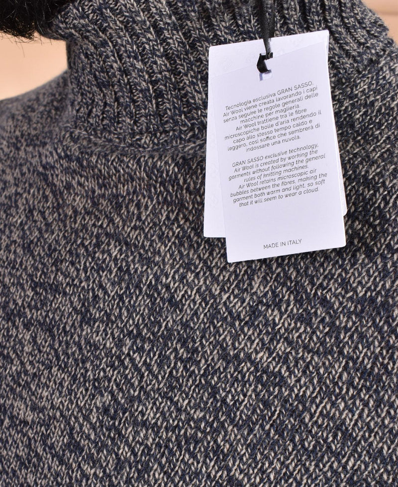 Dolcevita Gran Sasso air wool blu 13126 22601817 GRAN SASSO