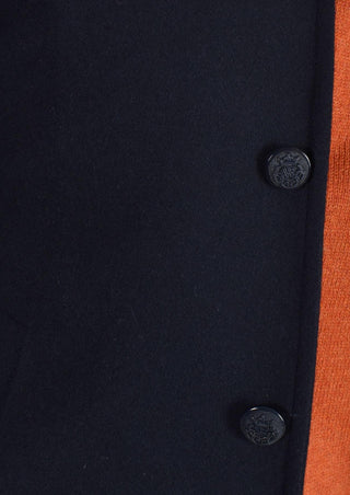 Cappotto RPL blu cappuccio monopetto C801 RPL