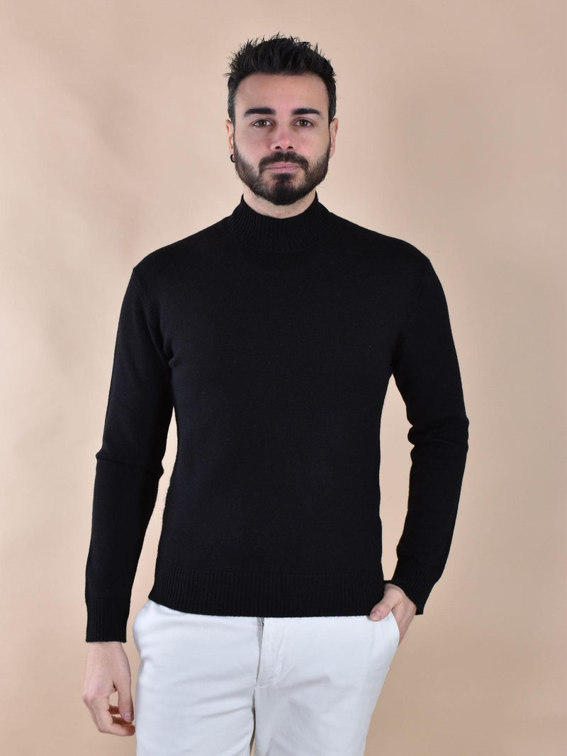 Maglia Hosio lupetto nero 112M3701 HOSIO