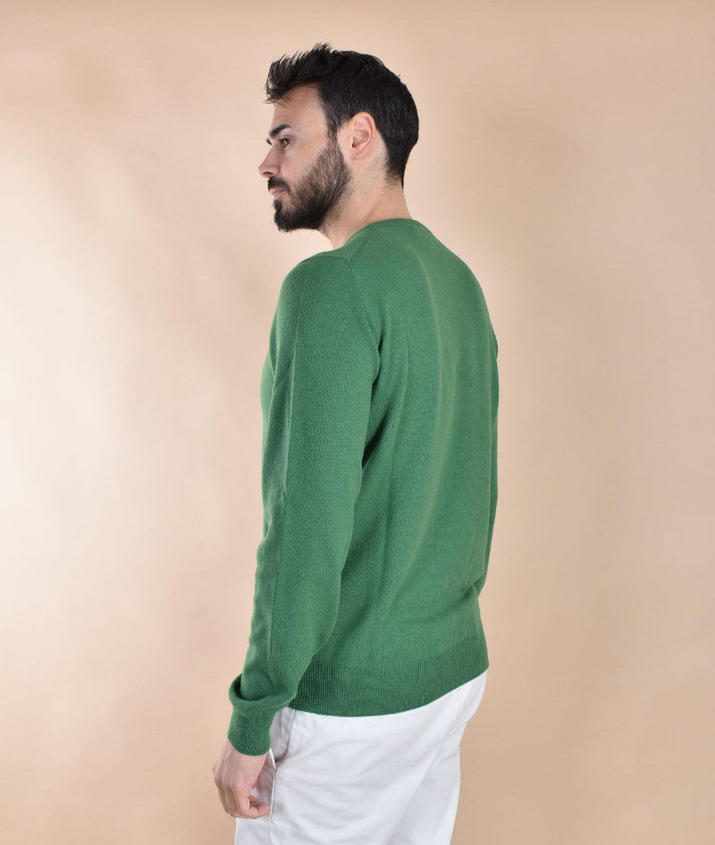 Maglia Gran Sasso cashmere lana verde 55159 19699450 GRAN SASSO