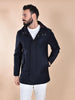 Cappotto BoB blu notte Wick cappuccio