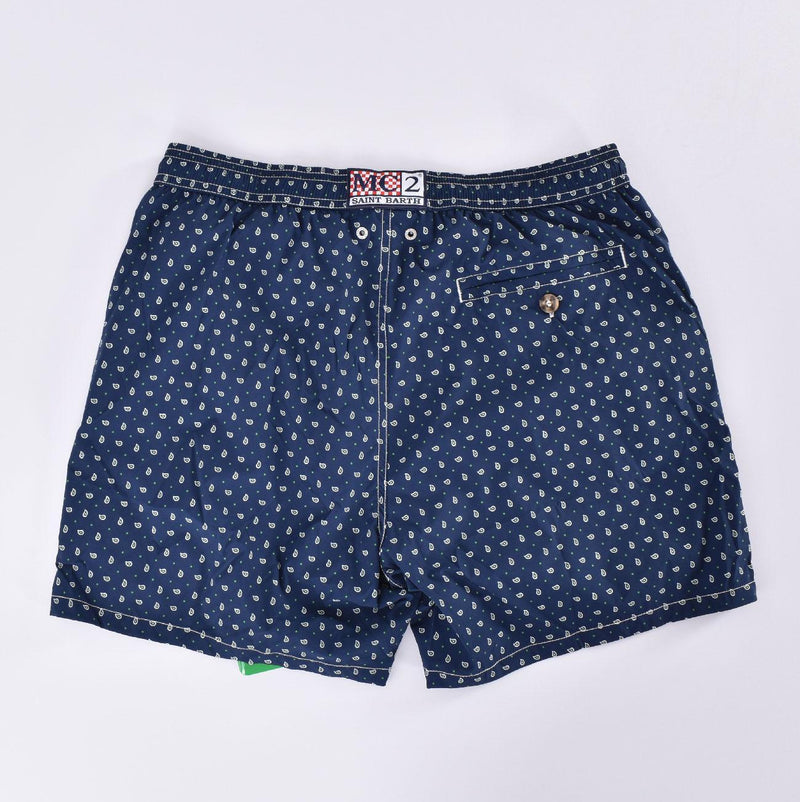 Costume da bagno Mc2 Saint Barth paisley blu 