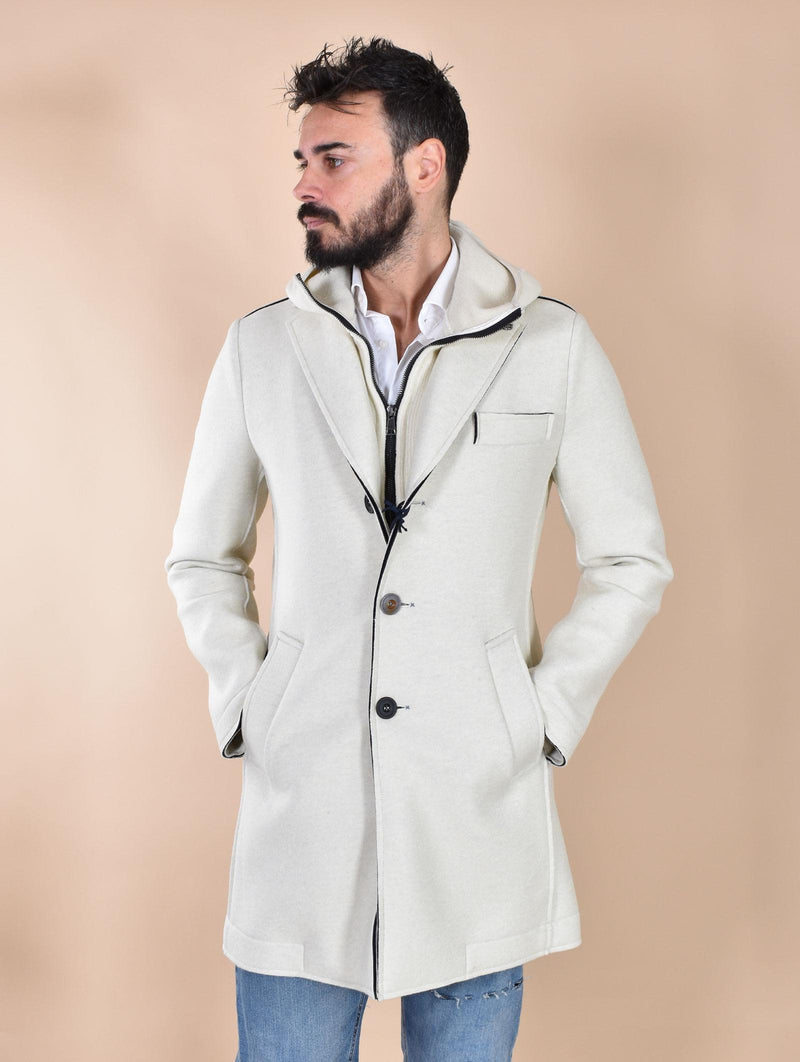 Cappotto BoB bianco panna Andy giubbino interno ANDY1 53TRT04 BOB