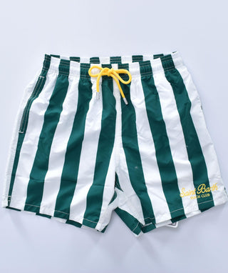 Costume bagno Mc2 Saint Barth beach stripes verde bianco 019465101 MC2 SAINT BARTH