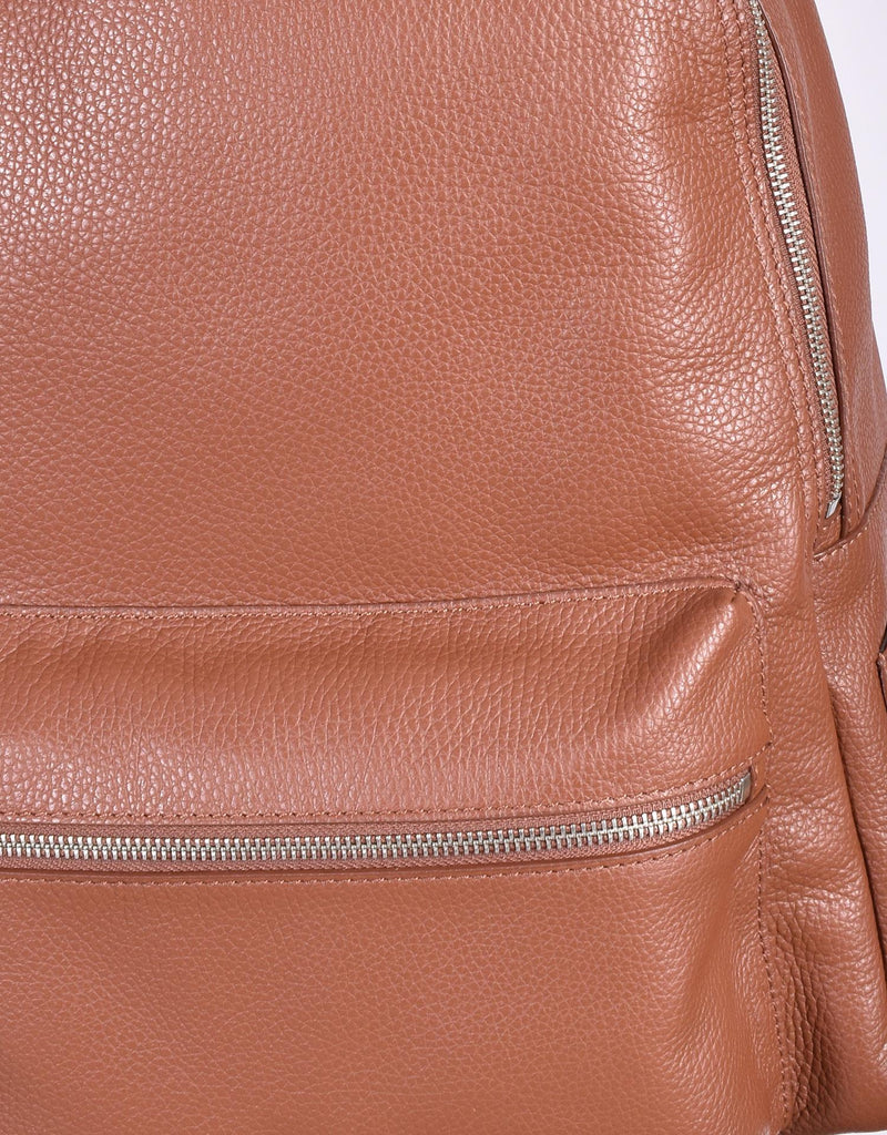 Borsa zaino Orciani micron deep pelle marrone sigaro 