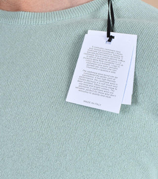 Maglia Gran Sasso cashmere lana salvia 55159 19699417 GRAN SASSO