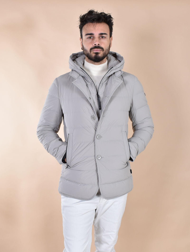 Giubbotto Duno Master Licosa tortora cappuccio MASTER H023 DUNO