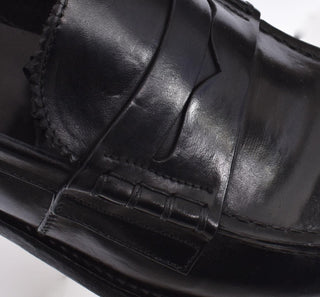 Mocassini Officine Creative fatte a mano neri pelle Balance BALANCE1000 OFFICINE CREATIVE