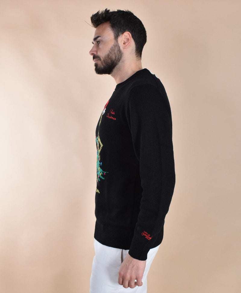 Maglia Mc2 Saint Barth Grinch CHristmas nera 0249000 MC2 SAINT BARTH