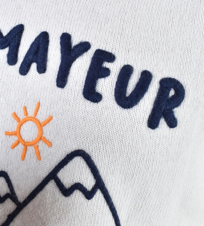 Maglia Mc2 Saint Barth bianca Courmayeur draw 0132810 MC2 SAINT BARTH