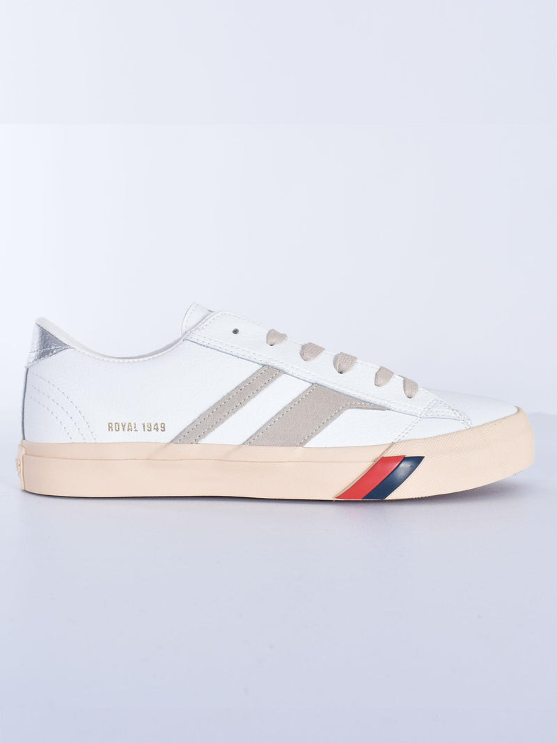 Sneakers Pro-Keds Royal classic bianco argento 