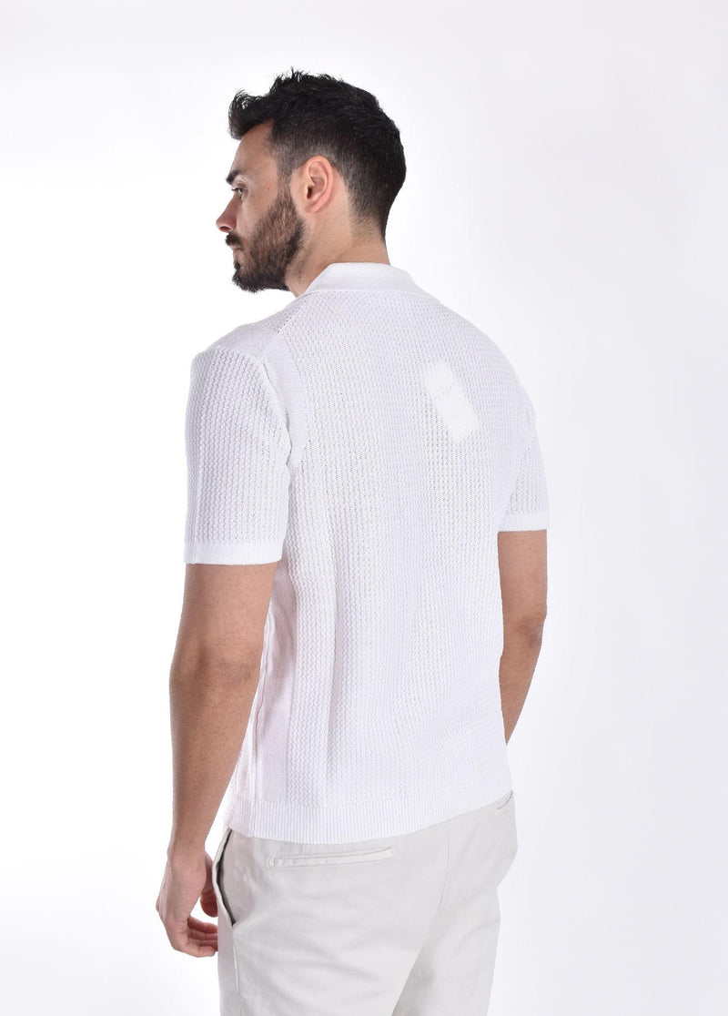 Camicia Daniele Fiesoli maglia bianca 