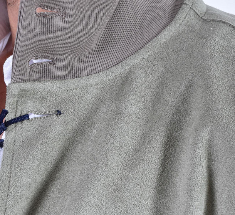 Giubbino BoB bomber salvia scamosciato ONE 