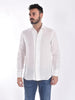 Camicia Mc2 Saint Barth lino bianco