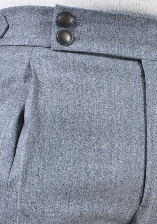 Pantalone Berwich italiano retrochic fibbia grigio RD547002 BERWICH