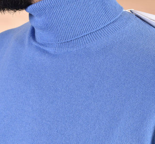 Maglia Della Ciana dolcevita cashmere lana oceano 1802003 Della Ciana