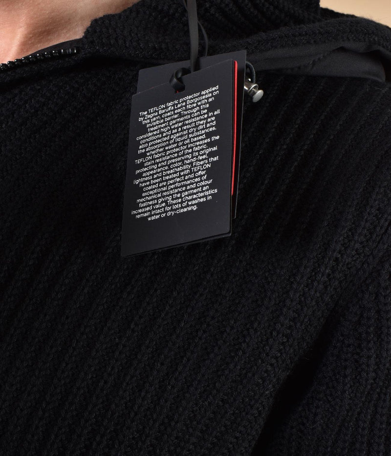 Felpa maglione Gran Sasso Rain Wool nero 13198 24640099 GRAN SASSO