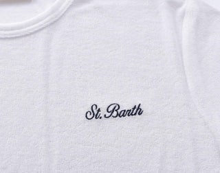 T-shirt Mc2 Saint Barth spugna bianca sponge GARY01 MC2 SAINT BARTH