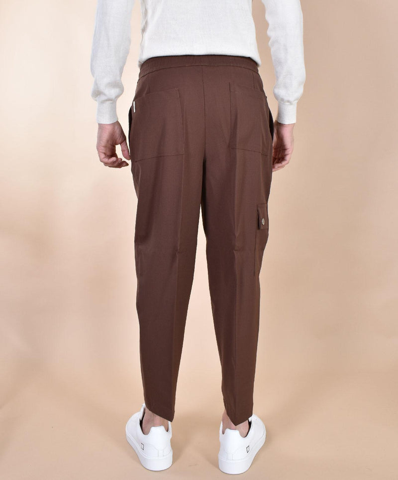 Pantalone Yes London pantalaccio fresco lana cacao XP333001 YES LONDON